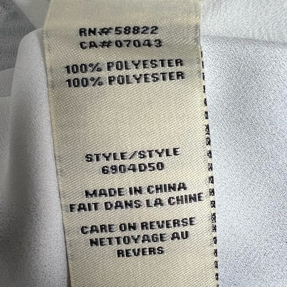 Max Studio shift dress v-neck neck tie geometric pattern midi dress size XS - Picture 4 of 9